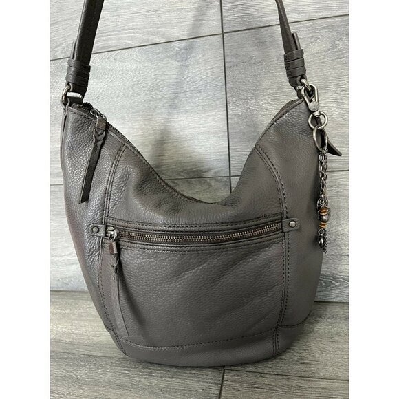 The Sak Sequoia Hobo Bag, Slate 13.5" L x 4.5" W x 12" - Picture 3 of 7
